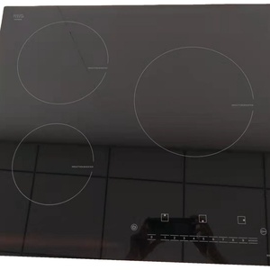 Cuisinière électronique encastrable en céramique avec 3 plaques de cuisson, cuisinière électronique à induction 220V - Product Image 1