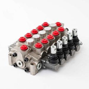 Vanne de commande directionnelle monobloc hydraulique à cinq voies OEM HUAMAO 40LPM 60LPM 80LPM 200 Bar pour tracteur, chargeur frontal, pelle rétrocaveuse - Product Image 1