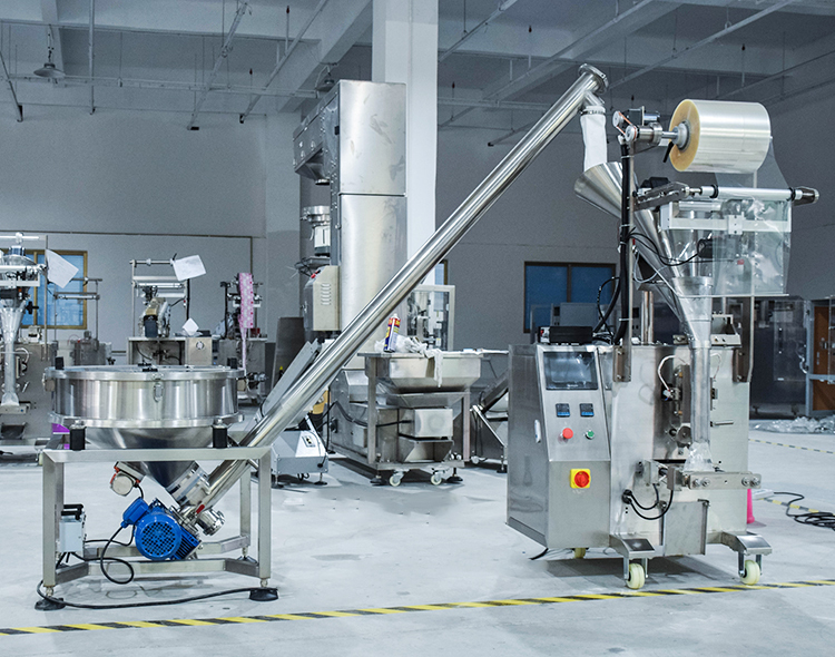 Contrôlé Par ordinateur Sac de Joint Arrière Automatique Poids Sac En Plastique D'emballage De Poudre De Café Machine