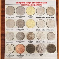 Jetons de jeu personnalisables en acier inoxydable pour machines à griffes, pièces en fer, livraison rapide, vente en gros, quantité minimale de commande