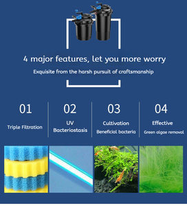 Sunsun 2025 Pond lọc nước vườn Lọc Koi Pond UV Lọc - Product Image 5