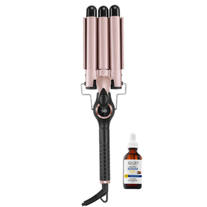 ENZO-rizador <span class=keywords><strong>de</strong></span> <span class=keywords><strong>pelo</strong></span> <span class=keywords><strong>de</strong></span> cerámica <span class=keywords><strong>de</strong></span> 3 barriles, rizador <span class=keywords><strong>de</strong></span> <span class=keywords><strong>pelo</strong></span> <span class=keywords><strong>de</strong></span> marca, profesional, Popular, giratorio, venta al por mayor - Product Image 1
