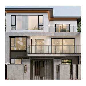 American Style Hurricane Impact Residencial Doble acristalamiento Manivela de aluminio negro Abrir Push Out Ventanas abatibles - Product Image 3