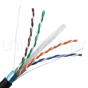 Cable <span class=keywords><strong>Cat6</strong></span> a Granel, 305m 500m 505m, UTP <span class=keywords><strong>FTP</strong></span> <span class=keywords><strong>S</strong></span>/<span class=keywords><strong>FTP</strong></span>, 23AWG, Cobre <span class=keywords><strong>S</strong></span>ólido Desnudo, LSZH, Cable de Elevación para Exteriores Resistente al Agua en Rollo - Product Image 4