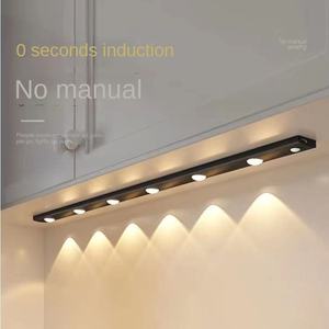 Sensor inalámbrico ultrafino de 5V LED para armario empotrado, iluminación de cocina, nuevo diseño de ojo de gato, luces nocturnas acrílicas redondas - Product Image 6