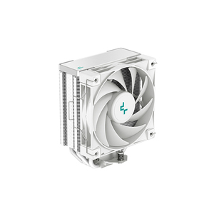 Refroidisseur d'air pour processeur DeepCool AK400 WH blanc pour LGA1700 1200 115X et AM5 AM4 avec TDP de 220W, ventilateur PWM de 120 mm, conçu avec une matrice dense - Product Image 1
