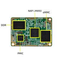Ordinateur SBC Open Source Linux, carte monocarte IMX93 SOM, carte de décodage, pilote tout-en-un