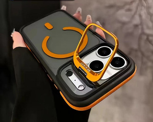 Funda para Teléfono con Soporte Magnético Antideslizante para iPhone 17 Pro Max 11 12 <span class=keywords><strong>Mini</strong></span> 13 14 15 16 Plus, Accesorios para Teléfono Anti-caídas - Product Image 1