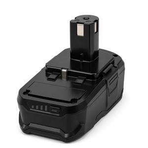 Compatible avec <span class=keywords><strong>RYOBI</strong></span> P102 P103 P104 P105 P107 P108 P109 P190 P122, batterie de <span class=keywords><strong>perceuse</strong></span> rechargeable au lithium-ion <span class=keywords><strong>18V</strong></span> - Product Image 1