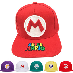 À la mode Hip-Hop Mario casquette de Baseball dessin animé chapeau décontracté été mode brodé lettre Snapback casquette - Product Image 2