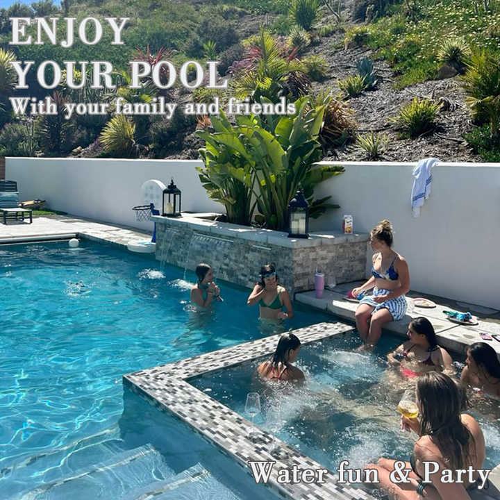 Custom Large Luxury Jacuzzi Swim Spa Pool - Fiberglass Shell