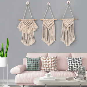 Nuevo Kit de macramé, decoración colgante nórdica para habitación de niños, <span class=keywords><strong>tapiz</strong></span> colorido tejido a mano DIY para sala de estar y dormitorio - Product Image 4