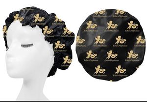 2 Pieces Silky Satin Sleep Bonnet Curly Long Dreadlocks and <b>Braids</b> Bonnets for Hair Care Promotion Gift - Product Image 4