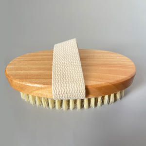 OEM/ODM Natural Vegan Sisal Cerdas Simples Escova De Banho De Bambu De Madeira com Design De Logotipo para A Pele Seca Spa Uso Do Banheiro - Product Image 4