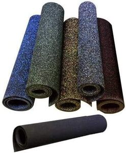 Tapis de sol antidérapant en vinyle pour salle de sport à domicile, en caoutchouc durable, installation par clips européens pour espace d'entraînement intérieur - Product Image 2