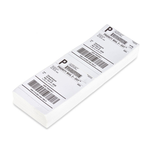 Tem nhãn giấy nhiệt dán tự dính khổ 100x150mm, 500 cái/gói, nhãn vận đơn 4x6, dùng cho máy in nhãn nhiệt - Product Image 3