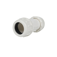 1/2 "-6" Plastique PVC 1/2 "-4" Raccord rapide en plastique blanc Pvc Raccord rapide flexible pour tuyau