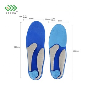 JOGHN eva rubber <span class=keywords><strong>gel</strong></span> ventilare solette in memory foam cuscinetti per scarpe per solette in TPE con <span class=keywords><strong>suola</strong></span> in <span class=keywords><strong>Gel</strong></span> per uomo e donna - Product Image 2