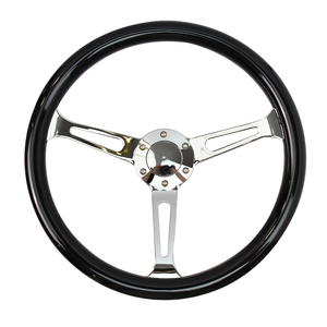 Volante Deportivo de Alta Calidad para Automóviles Clásicos, 380 mm, ABS, Negro, Estilo Vintage - Product Image 6