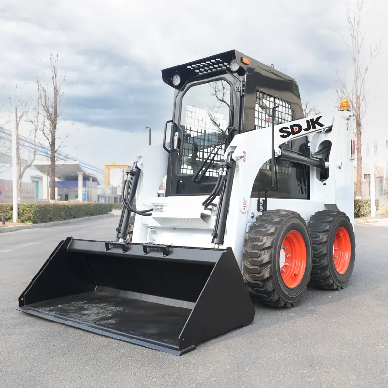 Spedizione gratuita a buon mercato Mini Skid Steer Loader EPA Wheel Loader multifunzionale Farm usato mini loader skid steer