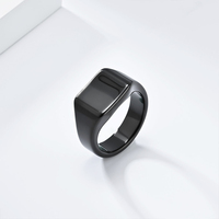 Großhandel 2024 Custom Herren Edelstahl Wolfram Siegel Ring Mehrfarbig gravierte Hochzeit Verlobung feier Trendy Geschenk