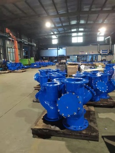 Ductile Iron Double Flange Swing Check Valve with EPDM/Rubber <b>Seals</b> for Water Normal to High Temperature DN50-DN600 - Product Image 2