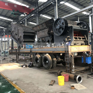 Planta trituradora móvil montada en rueda de alto rendimiento 100TPH para piedra - Product Image 3