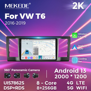 Mekede 8 + 256GB Android DSP 2din écran de navigation gps pour <span class=keywords><strong>VW</strong></span> <span class=keywords><strong>T6</strong></span> 2016-2019 360 caméra panoramique <span class=keywords><strong>autoradio</strong></span> - Product Image 4