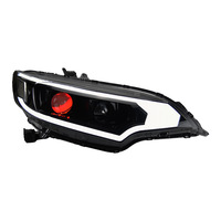 Ensemble de phares à lentille de projecteur LED pour Honda Fit, feux de jour LED, clignotants LED, plug and play, pièces de rechange automobiles, feux avant DRL