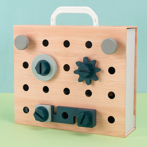 Simulation pour enfants réparation boîte à outils jouet 3 écrou démontage et assemblage combinaison ensemble blocs de construction garçon éducation Puzzle - Product Image 4