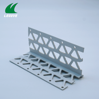 Profilé d'angle en PVC pour la protection des angles de bâtiment, pour le plâtre et le stuc, profilés en plastique pour les coins extérieurs des cloisons sèches