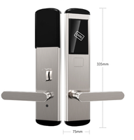 Serrure électronique intelligente avec décodeur de carte magnétique RFID, contrôle d'accès Shenzhen, avec stockage cloud Wi-Fi, serrure de porte d'entrée d'hôtel