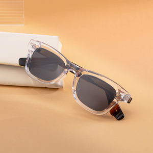 Lunettes de soleil Partagas de créateur, avec logo personnalisé, monture œil de chat, branches à clipser, protection UV400, pour femmes et hommes - Product Image 3