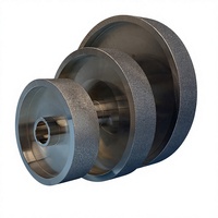 Roues de meulage, d'ébavurage et d'affûtage CBN personnalisées en acier matriciel 80 # -1200 #   Outil en acier pour couteau