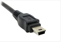 USB 2,0 A macho a Mini B Cable de carga macho de 5 pines Cable de extensión USB