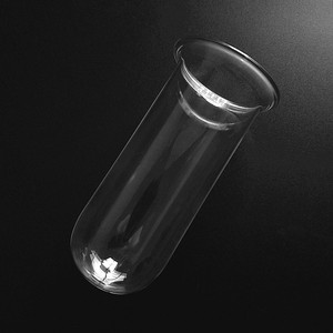 Tubo de ensayo hidropónico de vidrio Tianjing de 47 mm de diámetro y 120 mm de altura con borde abocardado y base redonda para plantas colgantes - Product Image 1