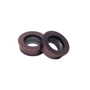 เม็ดมีดคาร์ไบด์เคลือบ CBN/CVD สำหรับเครื่องกลึง CNC รุ่น RCMT0803MO-61 สำหรับเครื่องกลึงหลายแกน  แบบ OEM รูปทรงข้าวหลามตัด - Product Image 1