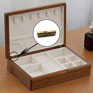 छिपा पीतल बैरल गहने बॉक्स टिका अनुकूलित कैबिनेट मामले बॉक्स काज छोटे छुपा फर्नीचर काज - Product Image 2