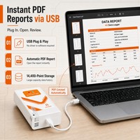 Enregistreur de température et d'humidité 4G en temps réel à usage unique, certifié CNAS pour les solutions logistiques internationales