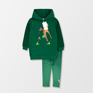 Ropa para Niños en Stock a Precio de Mayoreo Conjuntos de 2 Piezas para Niña Estuche Dulce para Niños Legging Ajustado y Sudadera con Capucha - Product Image 5