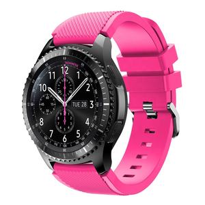 <span class=keywords><strong>Bracelet</strong></span> de montre en caoutchouc de <span class=keywords><strong>silicone</strong></span> noir pour <span class=keywords><strong>Samsung</strong></span> <span class=keywords><strong>Gear</strong></span> <span class=keywords><strong>S3</strong></span> <span class=keywords><strong>Frontier</strong></span> Classic Design Pure Colors - Product Image 3