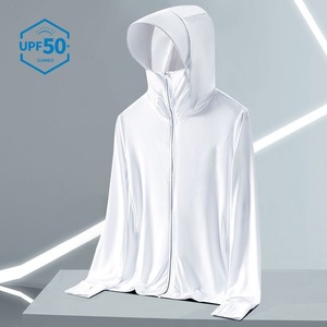 UPF50 여름 초박형 통기성 느슨한 코트-남성용 아이스 실크 태양 보호 의류 자외선 차단 야외 자외선 차단 - Product Image 2