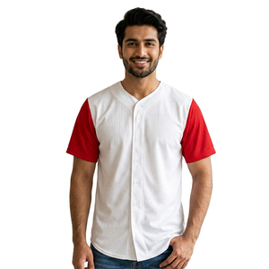 Oem wholesale rate Men Baseball Jersey breathable comfortable sports wear high quality cheap price Baseball Jersey for adults - Product Image 1