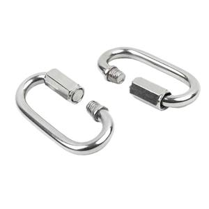 Mosquetones de Escalada de Acero Inoxidable de Conexión Rápida, Hebillas de Seguridad para Barandillas, Anillos de Elevación de Seguridad - Product Image 2