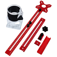 Outils de travail du bois fraisage Guide rond routeur à bois cercle gabarit menuiserie cercle coupe perceuse localisateur