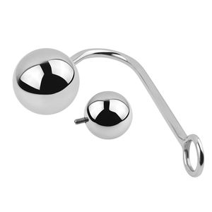 Sostituibile in metallo anale gancio anale SM gancio pieghevole palla singola rimovibile prodotti per adulti - Product Image 5