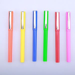 Customizable 0.5mm Frosted Colorful Bullet Tip <b>Gel</b> <b>Pen</b> New Plastic Spray Coating with Logo Printing for Business Promotion - Product Image 2