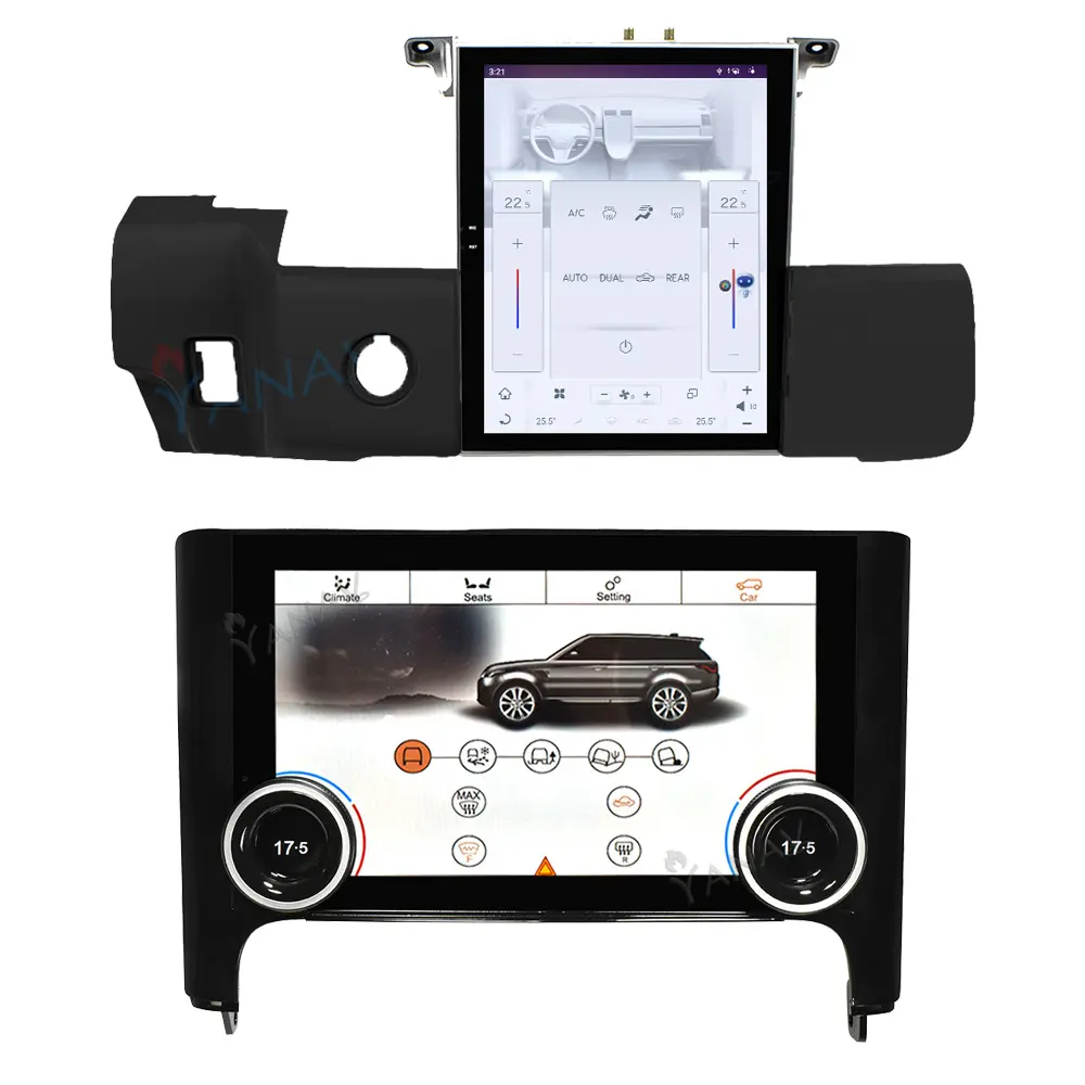 Autoradio Android 2 Din Carplay Gps Navigatie Multimediaspeler Voor Land Rover Range Rover Sport L320 2009-2013