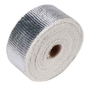 Fascia Termica Universale per Scarico Auto e Moto 2026, Nera in Fibra di Vetro, Materiale Basaltico Dorato, Lunghezza 10m - Product Image 6