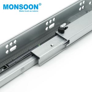 <span class=keywords><strong>Puerta</strong></span> de armario de cocina de extensión completa, canales telescópicos, tipo americano hidráulico, deslizamiento oculto de cierre suave de <span class=keywords><strong>3</strong></span> pliegues con pasadores - Product Image 3